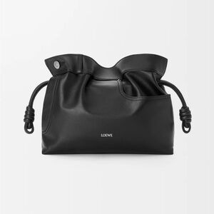 Loewe Black Panta medium Flamenco Shoulder Bag